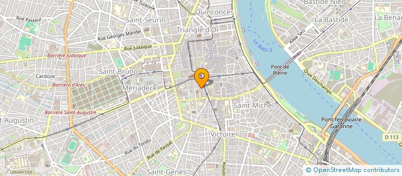 localisation de l'entreprise MONSIEUR PIERRE MARTIAL  BORDEAUX