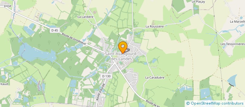 localisation de l'entreprise MONSIEUR PIERRE MARTIAL  SAINT-AVAUGOURD-DES-LANDES