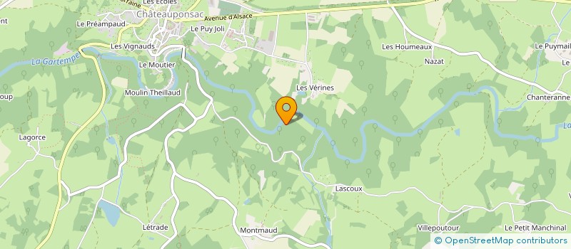 localisation de l'entreprise MONSIEUR PIERRE MARTIN à CHATEAUPONSAC