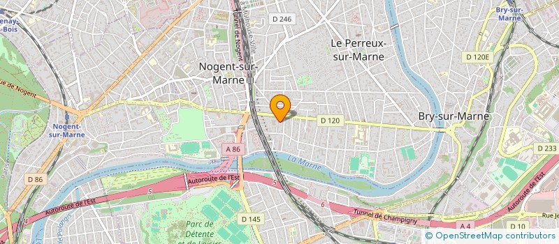localisation de l'entreprise MONSIEUR PIERRE MARTIN à LE PERREUX-SUR-MARNE