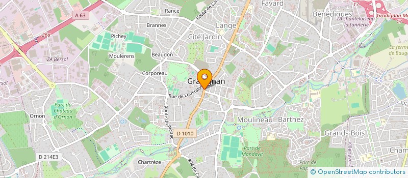 localisation de l'entreprise MONSIEUR PIERRE MARTIN à GRADIGNAN