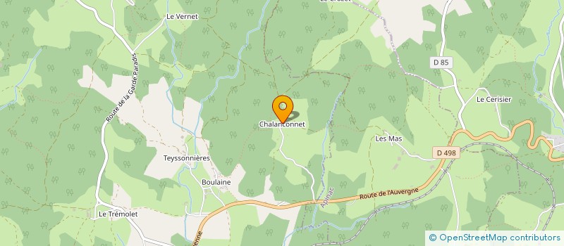 localisation de l'entreprise MONSIEUR PIERRE MARTIN  USSON-EN-FOREZ