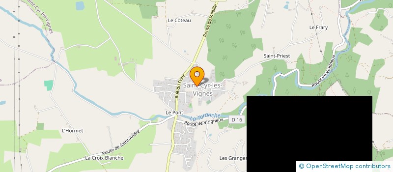 localisation de l'entreprise MONSIEUR PIERRE MARTIN  SAINT-CYR-LES-VIGNES