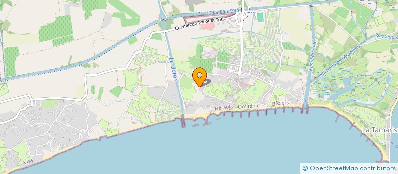 localisation de l'entreprise MONSIEUR PIERRE-MARTIN SAUVAGE  VIAS