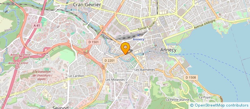 localisation de l'entreprise MONSIEUR PIERRE MARTINET à ANNECY