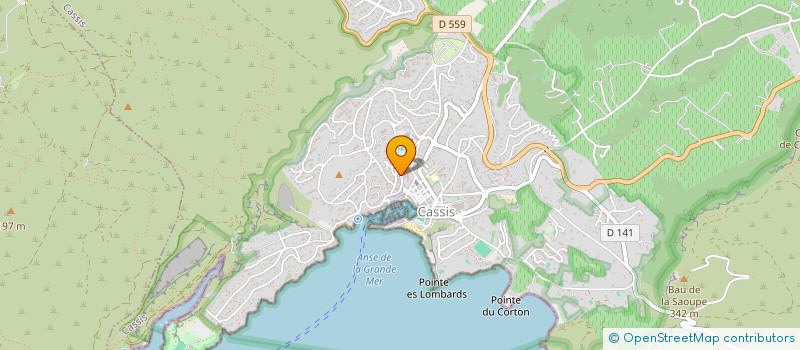 localisation de l'entreprise MONSIEUR PIERRE MARTINETTI à CASSIS