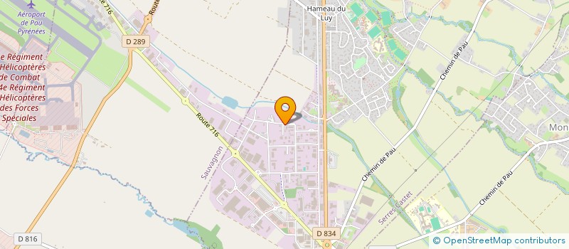 localisation de l'entreprise MONSIEUR PIERRE MARTINEZ  SERRES-CASTET