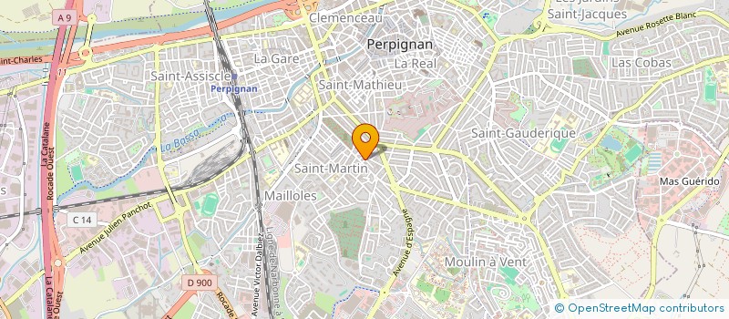 localisation de l'entreprise MONSIEUR PIERRE MARTINEZ à PERPIGNAN