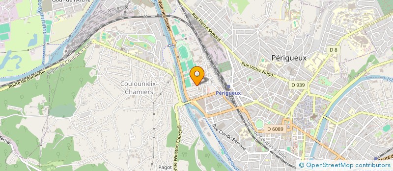 localisation de l'entreprise MONSIEUR PIERRE MARTINIE à PERIGUEUX