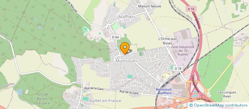 localisation de l'entreprise MONSIEUR PIERRE MARTINUZZI  MONTSOULT