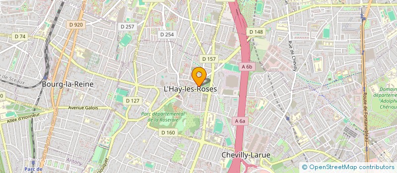 localisation de l'entreprise MONSIEUR PIERRE MARTY  L'HAY-LES-ROSES