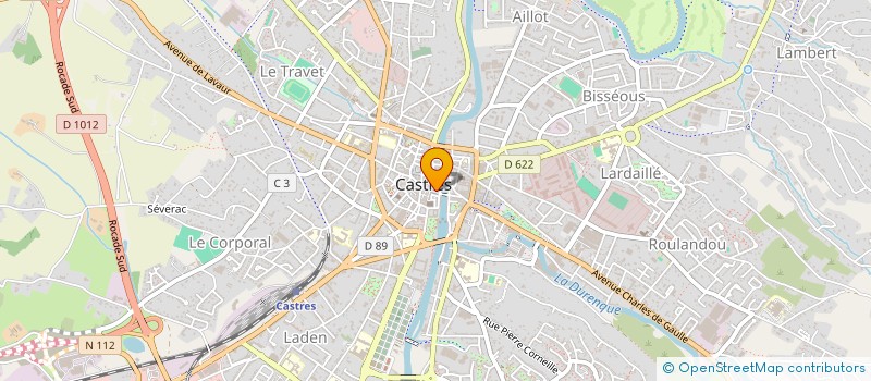 localisation de l'entreprise MONSIEUR PIERRE MARTY  CASTRES