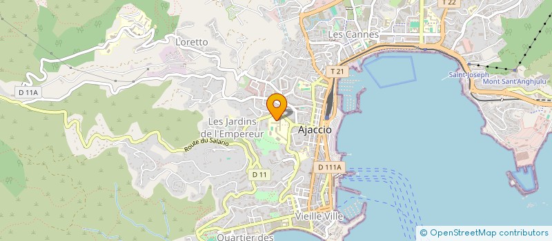 localisation de l'entreprise MONSIEUR PIERRE MARY  AJACCIO