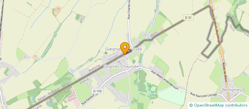 localisation de l'entreprise MONSIEUR PIERRE-MARY VERDONCKT  GOGNIES-CHAUSSEE