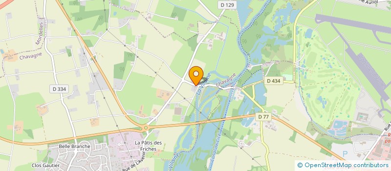 localisation de l'entreprise MONSIEUR PIERRE MARZIN  CHAVAGNE