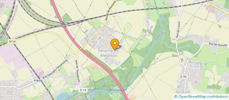 localisation de l'entreprise MONSIEUR PIERRE MASQUELIER à PERONNE-EN-MELANTOIS