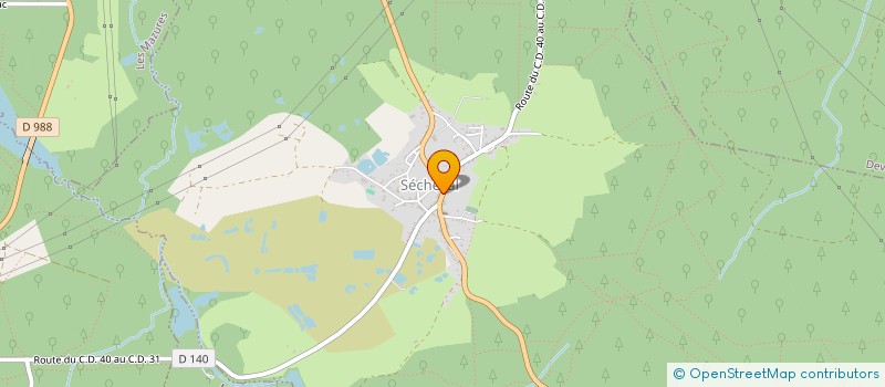 localisation de l'entreprise MONSIEUR PIERRE MASSART  SECHEVAL