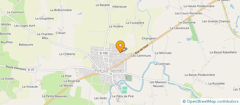 localisation de l'entreprise MONSIEUR PIERRE MASSET  PIRE-CHANCE