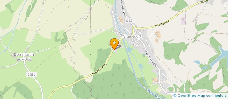 localisation de l'entreprise MONSIEUR PIERRE MASSING  GIRANCOURT