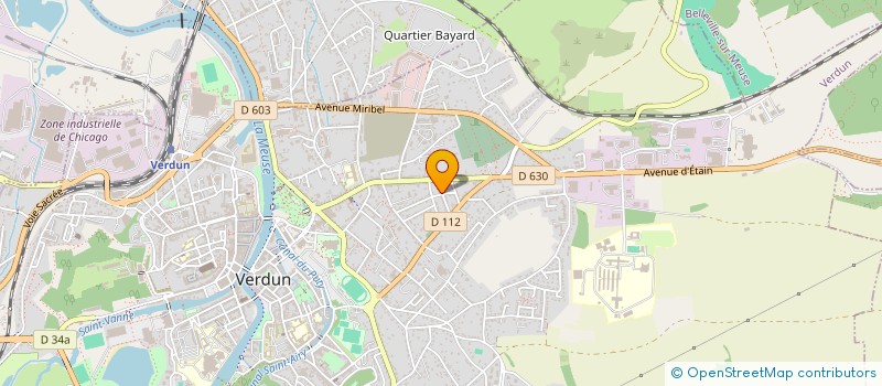 localisation de l'entreprise MONSIEUR PIERRE MASSON à VERDUN