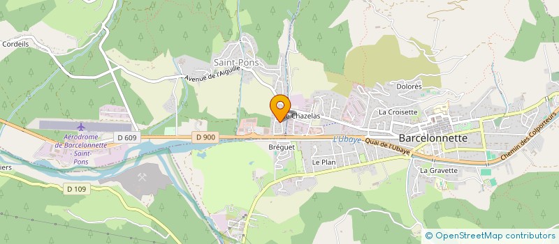 localisation de l'entreprise MONSIEUR PIERRE MASSOT  SAINT-PONS