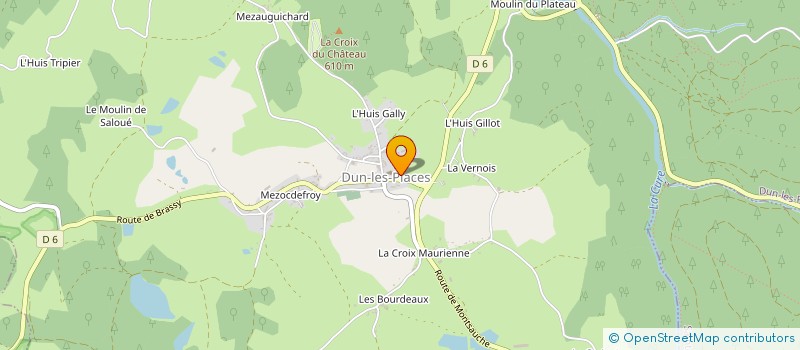 localisation de l'entreprise MONSIEUR PIERRE MATHE à ALLIGNY-EN-MORVAN