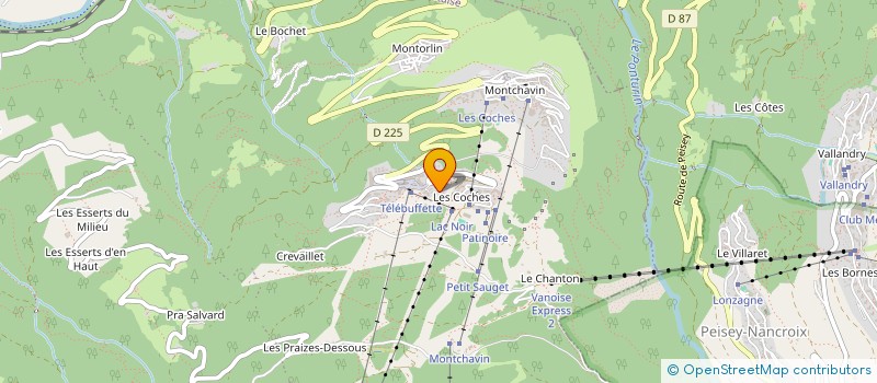 localisation de l'entreprise MONSIEUR PIERRE MATHEL-THARIN  LA PLAGNE TARENTAISE