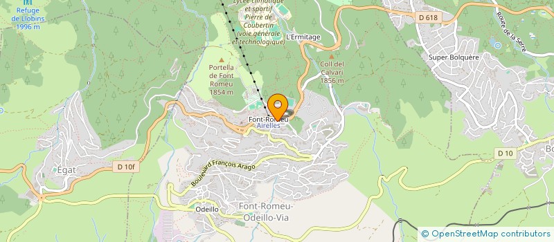 localisation de l'entreprise MONSIEUR PIERRE-MATHIEU COMBES  FONT-ROMEU-ODEILLO-VIA