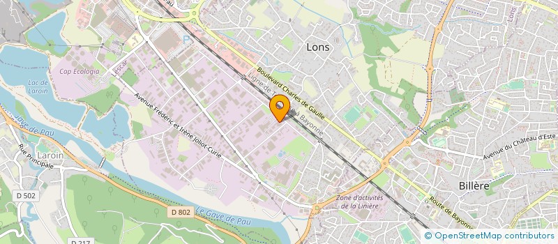 localisation de l'entreprise MONSIEUR PIERRE MATHIEU MARLATS  LONS