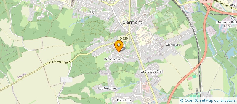 localisation de l'entreprise MONSIEUR PIERRE MATS  CLERMONT