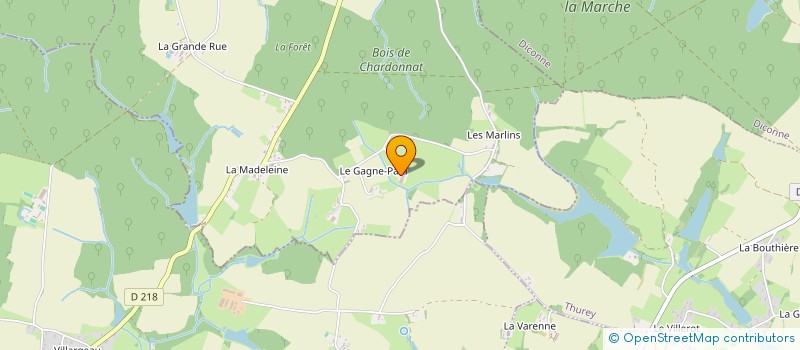 localisation de l'entreprise MONSIEUR PIERRE MATTHEY  SAINT-MARTIN-EN-BRESSE