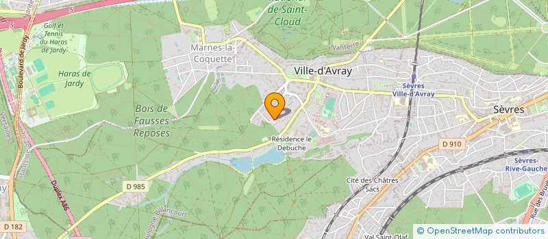 localisation de l'entreprise MONSIEUR PIERRE-MATTHIEU FURNO  VILLE-D'AVRAY