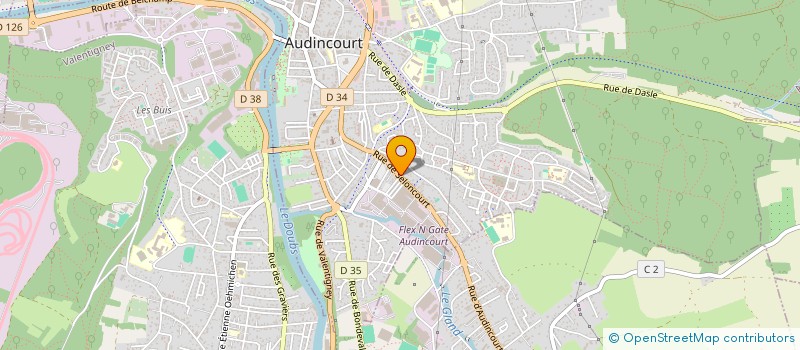 localisation de l'entreprise MONSIEUR PIERRE MAUDRU à AUDINCOURT