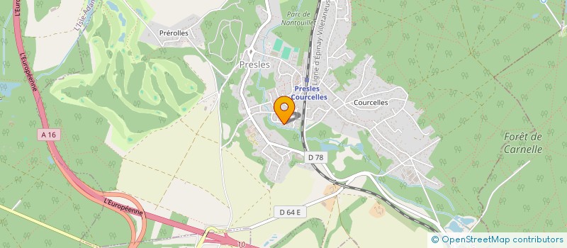 localisation de l'entreprise MONSIEUR PIERRE MAUGER  PRESLES