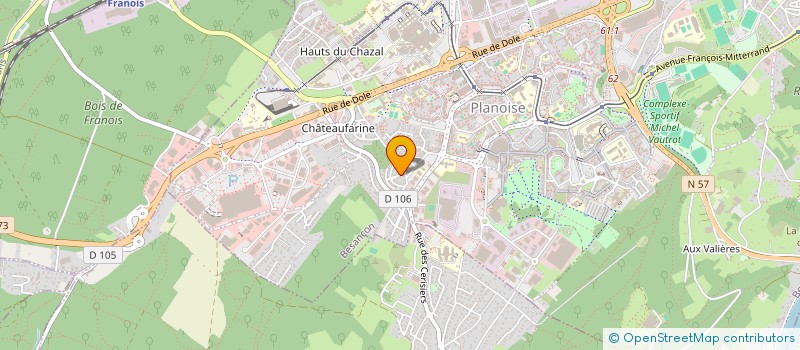 localisation de l'entreprise MONSIEUR PIERRE MAUREL  BESANCON