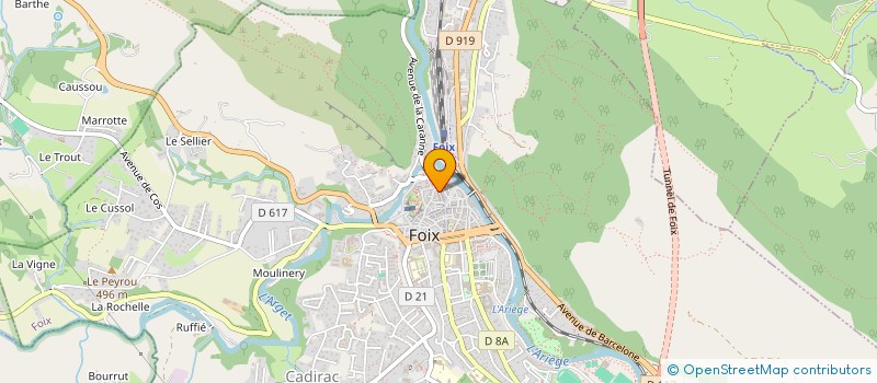 localisation de l'entreprise MONSIEUR PIERRE MAURENS à FOIX