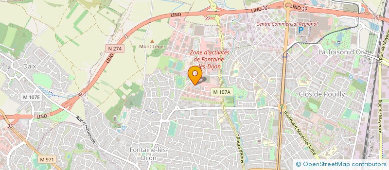 localisation de l'entreprise MONSIEUR PIERRE MAURER à FONTAINE-LES-DIJON