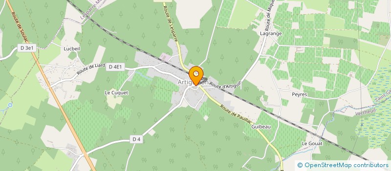 localisation de l'entreprise MONSIEUR PIERRE MAURETTE  CIVRAC-EN-MEDOC