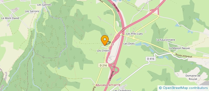 localisation de l'entreprise MONSIEUR PIERRE MAURIT  GANNAT