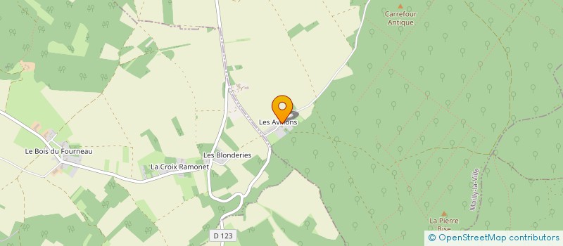 localisation de l'entreprise MONSIEUR PIERRE MAUVAIS  VERMENTON