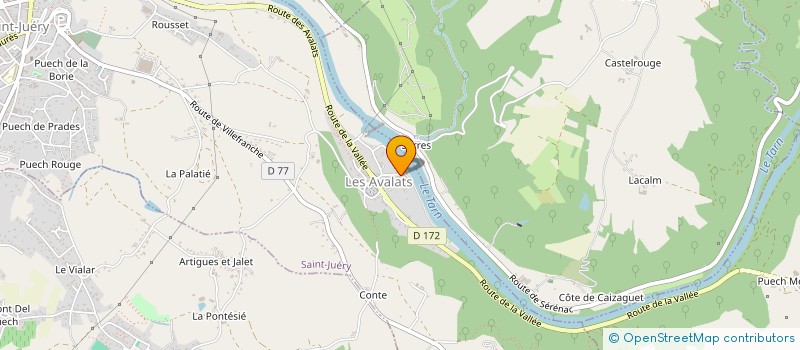 localisation de l'entreprise MONSIEUR PIERRE MAUZAC  SAINT-JUERY