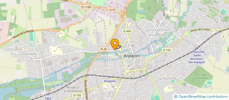 localisation de l'entreprise MONSIEUR PIERRE MAWA à ARPAJON
