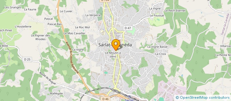 localisation de l'entreprise MONSIEUR PIERRE-MAX CABRI  SARLAT-LA-CANEDA