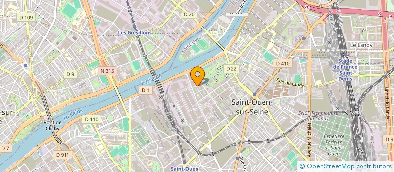 localisation de l'entreprise MONSIEUR PIERRE MAY à SAINT-OUEN-SUR-SEINE
