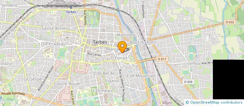 localisation de l'entreprise MONSIEUR PIERRE MAZARS à TARBES