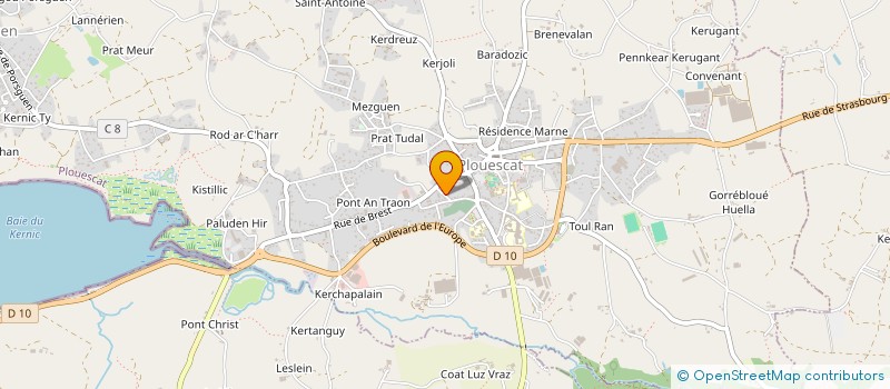localisation de l'entreprise MONSIEUR PIERRE MAZE à PLOUIDER