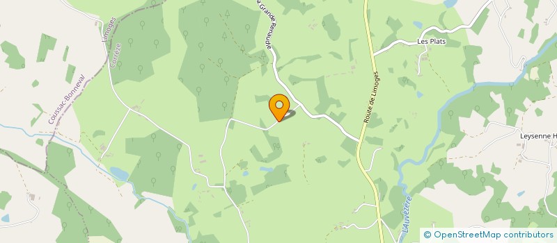 localisation de l'entreprise MONSIEUR PIERRE MAZEAUD  LUBERSAC