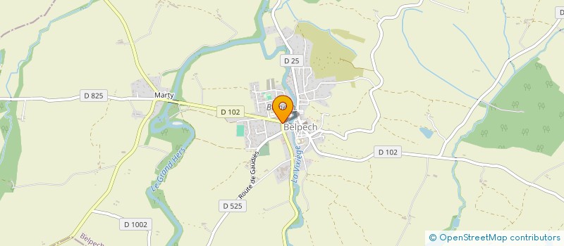 localisation de l'entreprise MONSIEUR PIERRE MAZEROLLES  BELPECH