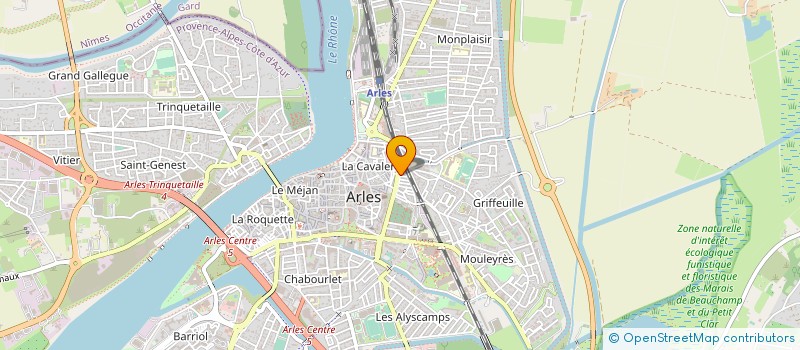 localisation de l'entreprise MONSIEUR PIERRE MAZET  ARLES