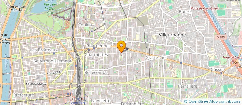 localisation de l'entreprise MONSIEUR PIERRE MAZIERES  VILLEURBANNE